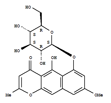 Structure of rubrofusarin-6-glucoside