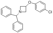 Structure of 3-(4-CHLOROPHENOXY)-1-(DIPHENYLMETHYL)AZETIDINE