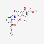 Structure of N-Allyloxycarbonyl 8-Ethoxy Moxifloxacin Ethyl Ester