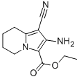 Structure of ETHYL 2-AMINO-1-CYANO-5,6,7,8-TETRAHYDROINDOLIZINE-3-CARBOXYLATE