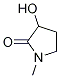 2-Pyrrolidinone, 3-hydroxy-1-methyl-结构式
