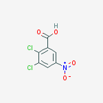 Structure of 2,3-dichloro-5-nitrobenzoic acid