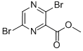 Structure of methyl 3,6-dibromopyrazine-2-carboxylate
