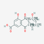Structure of Rhein-13C6