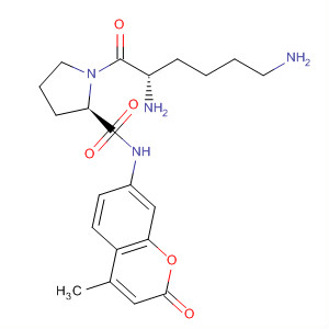 Structure of L-Prolinamide, L-lysyl-N-(4-methyl-2-oxo-2H-1-benzopyran-7-yl)-