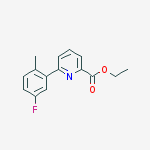 Structure of Ethyl 6-(5-fluoro-2-methylphenyl)picolinate