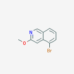 Structure of 5-Bromo-3-methoxyisoquinoline