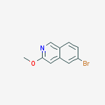 Structure of 6-Bromo-3-methoxyisoquinoline