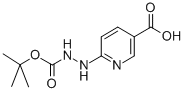 Structure of 6-[2-(tert-Butoxycarbonyl)hydrazinyl]nicotinic acid