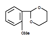 Structure of 1,3-DIOXANE,2-(2-METHOXYPHENYL)-