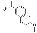 Structure of 1-(6-methoxy-2-naphthyl)ethanamine