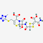Structure of Δ2-Cefotetan