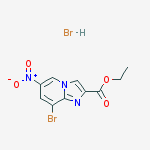Structure of Ethyl 8-bromo-6-nitroimidazo[1,2-a]pyridine-2-carboxylate hydrobromide