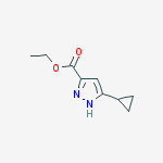 Structure of ETHYL 5-CYCLOPROPYL-1H-PYRAZOLE-3-CARBOXYLATE
