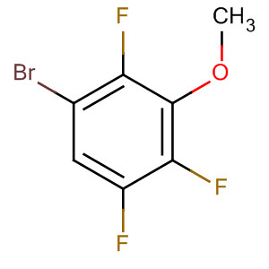 3-溴-2,5,6-三氟苯甲醚结构式