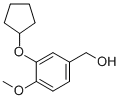 Structure of 3-CYCLOPENTYLOXY-4-METHOXYBENZYL ALCOHOL