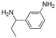 Structure of BENZENEMETHANAMINE, 3-AMINO-ALPHA-ETHYL-