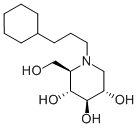 Structure of N-CYCLOHEXYLPROPYL DEOXYNOJIRIMYCIN