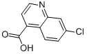 Structure of 7-chloroquinoline-4-carboxylic acid