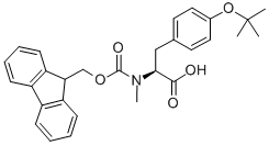 Structure of FMOC-N-ME-TYR(TBU)-OH