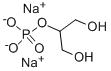 Structure of SODIUM GLYCEROPHOSPHATE HYDRATE