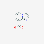 Structure of Methyl imidazo[1,2-a]pyridine-8-carboxylate
