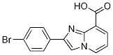 Structure of 2-(4-Bromophenyl)imidazo[1,2-a]pyridine-8-carboxylic acid