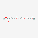 Structure of 3-[2-(2-Hydroxyethoxy)ethoxy]propanoic acid