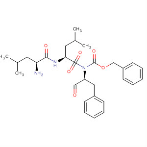 Structure of L-Leucinamide,N-[(phenylmethoxy)carbonyl]-L-leucyl-N-[(1S)-1-formyl-2-phenylethyl]-