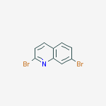 Structure of 2,7-DibroMoquinoline