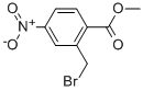 Structure of 2-BROMOMETHYL-4-NITRO-BENZOIC ACID METHYL ESTER