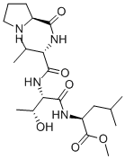 Structure of PRO-VAL-THR-LEU-OME