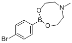 Structure of 4-BROMOBENZENEBORONIC ACID N-METHYLDIETHANOLAMINE ESTER