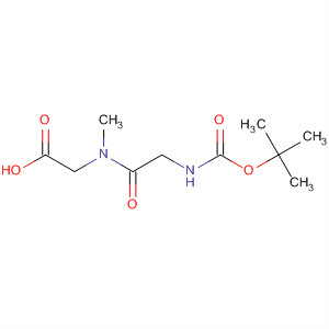 Glycine, N-[(1,1-dimethylethoxy)carbonyl]glycyl-N-methyl-结构式