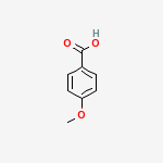Chemical structure of p-Anisic acid