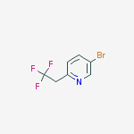 Structure of 5-Bromo-2-(2,2,2-trifluoroethyl)pyridine