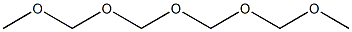 Structure of 2,4,6,8,10-Pentaoxaundecane
