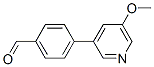 Structure of 4-(5-Methoxypyridin-3-yl)benzaldehyde