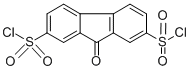 Structure of 9-Oxo-9H-fluorene-2,7-disulfonyl dichloride