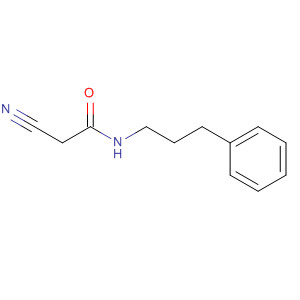 Acetamide, 2-cyano-N-(3-phenylpropyl)-结构式