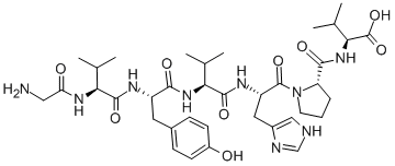 Structure of GLY-VAL-TYR-VAL-HIS-PRO-VAL