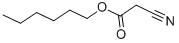 Structure of hexyl cyanoacetate