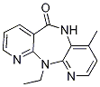 Structure of 5,11-dihydro-6H-11-ethyl-4-Methyl-dipyrido[3,2-b:2',3'-e][1,4]diazepin-6-one
