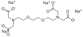Structure of ETHYLENE GLYCOL-BIS(BETA-AMINOETHYL ETHER)-N,N,N,N-TETRAACETIC ACID TETRASODIUM SALT