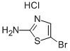 Structure of 2-AMINO-5-BROMOTHIAZOLE HCL