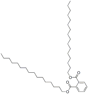 Structure of dihexadecyl phthalate
