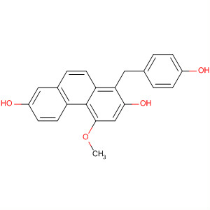 Structure of 2,7-Phenanthrenediol, 1-[(4-hydroxyphenyl)methyl]-4-methoxy-