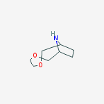 Structure of Spiro[8-azabicyclo[3.2.1]octane-3,2'-[1,3]dioxolane]