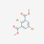 Structure of DiMethyl 2,5-dibroMoisophthalate