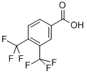 Structure of 3,4-BIS(TRIFLUOROMETHYL)BENZOIC ACID 98